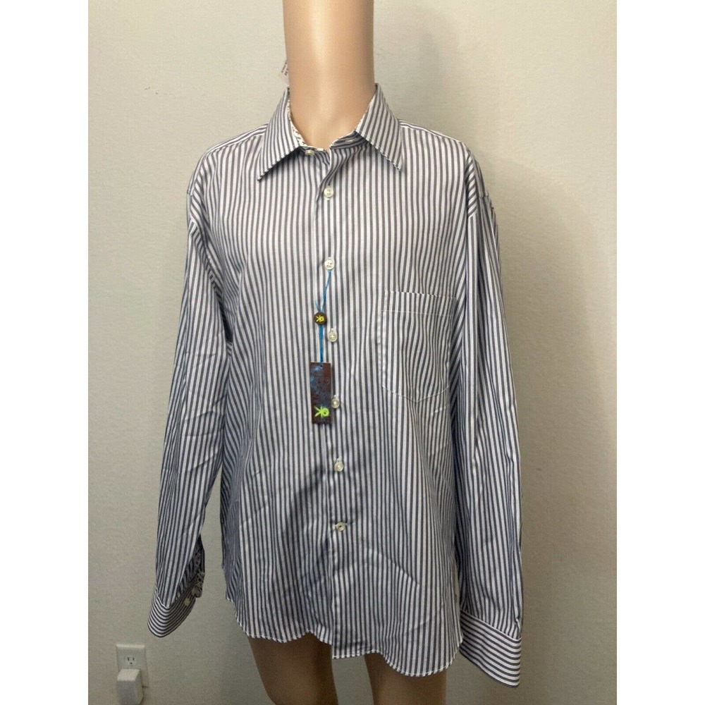 NWT $90 EGARA FINE CASUAL DRESS SHIRT XL